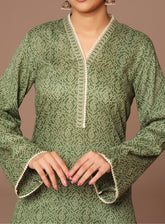 Aiza & Momina By Aizal Printed Lawn 2 Piece Stitched Suit AL25A&M D-539